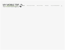 Tablet Screenshot of mymobiletrip.com